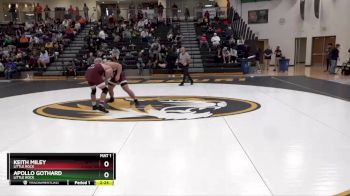 285 lbs 7th Place Match - Keith Miley, Little Rock vs Apollo Gothard, Little Rock