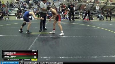 92 lbs Round 3 (4 Team) - Mark Lange, Dundee White vs Nico Adamo, Rochester