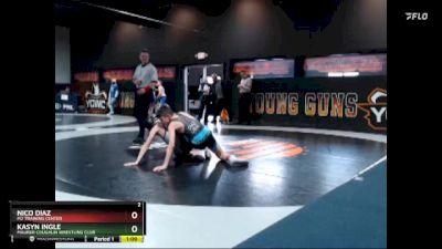 97 lbs Round 3 - Kasyn Ingle, Maurer Coughlin Wrestling Club vs Nico Diaz, M2 Training Center