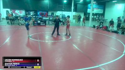 106 lbs 2nd Wrestleback (8 Team) - Jacob Dominguez, California vs Easton Pierce, Oklahoma Blue