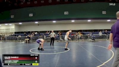 120 lbs Round 5 - Kayden Coady, Northern Guilford vs Kaleb Daniels, Grimsley