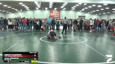 102 lbs Cons. Round 1 - Abram Fulkerson, Wild Buffalo Wrestling Club vs Noah Spradlin, Big Orange