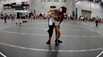 138 lbs Round 3 (6 Team) - Tyler Detwiler, Palm City Thundercats vs Aidan Lee, Savage WA White