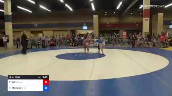 57 kg Round Of 32 - Savannah Witt, Team Pennsylvania vs Olivia Moreno, 3F Wrestling