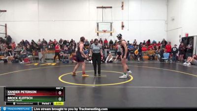 DIVISION 15 lbs Round 3 - Xander Peterson, Denver vs Brock Kleitsch, Wapsie Valley