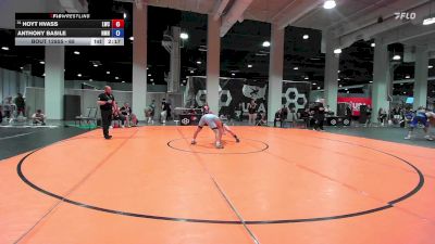 65 lbs Cons. Round 4 - Hoyt Hvass, Lewiston Wrestling Club vs Anthony Basile, Northfield Mount Herman