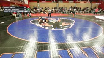 144 lbs Quarterfinal - Michael Disa Scott, Freedom vs Miguel Onofre, Rancho Cotate