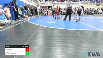 55 lbs Quarterfinal - Byrd Ware, Cleveland Takedown vs Homer Thompson II, Team Of Hard Knox