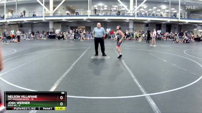 88 lbs Round 3 (8 Team) - Nelson Villafane, Mat Assassins Black vs Josh Werner, NOVA WC