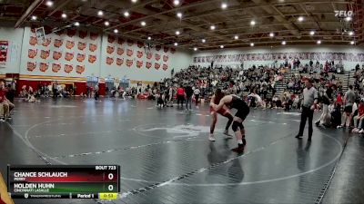 150 lbs Cons. Round 6 - Holden Huhn, Cincinnati LaSalle vs Chance Schlauch, Perry