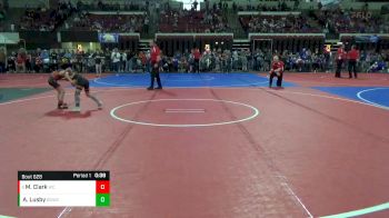 66 lbs Semifinal - Maximus Clark, Williston Coyotes vs Archer Lusby, Big Game Wrestling Club MT