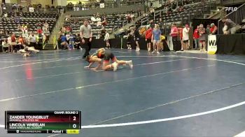 120 lbs Champ. Round 2 - Lincoln Wheelan, Moen Wrestling Academy vs Zander Youngblut, Immortal Athletics WC