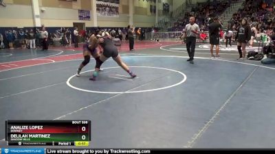 170 lbs Cons. Round 4 - Delilah Martinez, Shadow Hills vs Analize Lopez, Downey