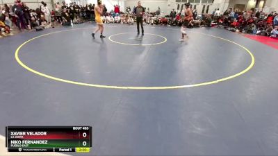 138 lbs Champ. Round 2 - Xavier Velador, La Junta vs Niko Fernandez, Pueblo East