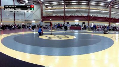 135 lbs Cons. Round 3 - Izzy Locascio, Marist HS vs Audreyona Perkins, Cleveland