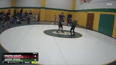 95 lbs Cons. Semi - Misumme Auguste, Lslander Elite Wrestling Club vs Andrew Thomas, River Bluff Youth Wrestling