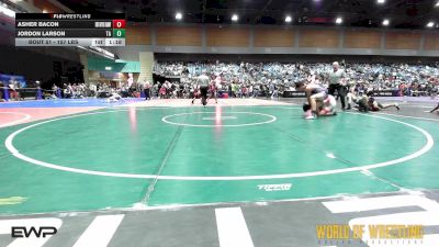 157 lbs Round Of 32 - Asher Bacon, FBA vs Jordon Larson, Team Aggression