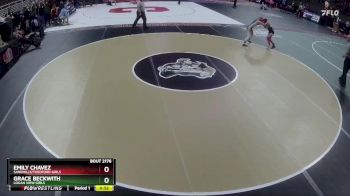 Cons. Round 1 - Emily Chavez, Sandhills/Thedford Girls vs Grace Beckwith, Logan View Girls