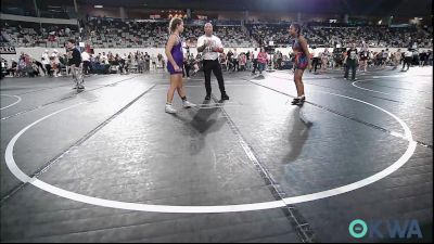 170 lbs 3rd Place - Kiya Hartfield 3, Standfast vs Blakelyn Minton, Broken Arrow Wrestling Club