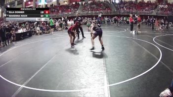 113 lbs Cons. Round 3 - Ella Donner, Lincoln Girls Wrestling vs MaKenna Koch, Milford Wrestling Club