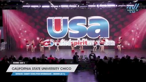 California State University Chico - Varsity Song/Pom Intermediate -- Medium (8-11) [2023 Varsity Song/Pom Intermediate -- Medium (8-11) Day 3] 2023 USA Spirit & Junior Nationals/Collegiate Championships