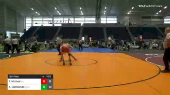 120 lbs 5th Place - Trevor Michael, All American Training Center vs Alex Castaneda, Team Vision Quest Blue