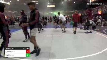 120 lbs Round Of 64 - Zack Stone, Wc 31 6 vs Yusief Lillie, Team Aggresion