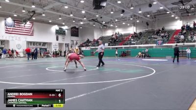 157 lbs Consolation Bracket - Andrei Bogdan, Fishers vs James Chatman, Lawrence Central