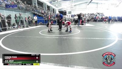 55 lbs Quarterfinal - Conor Foos, Missouri vs Ace Gray, SlyFox Wrestling Academy