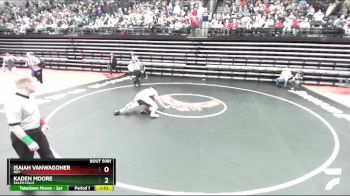 175 lbs Champ. Round 1 - Kaden Moore, Salem Hills vs Isaiah Vanwagoner, Roy