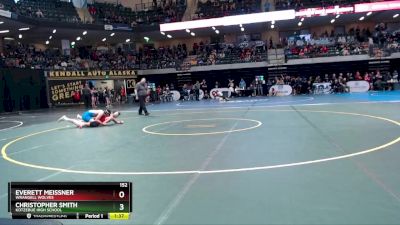 152 lbs Champ. Round 1 - Christopher Smith, Kotzebue High School vs Everett Meissner, Wrangell Wolves