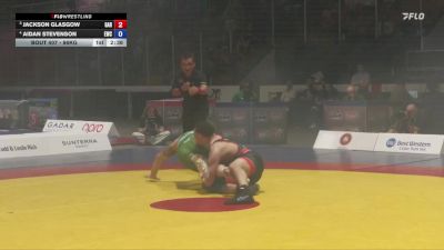 86kg 1st Place Match - Jackson Glasgow, GTA Alliance RTC vs Aidan Stevenson, Edmonton Wrestling Club