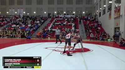 144 lbs Round 3 (16 Team) - Cooper Pelham, Hewitt-Trussville vs Hayden Mason, Sparkman