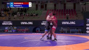 92 kg Qualif. - Nikolaos Karavanos, Germany vs Said Pashayev, Azerbaijan