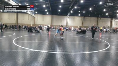120 lbs 3rd Place - Donovan Jenkins, Youth Impact Center Wrestling Club vs Zachary Leto, Tampa Bay Tigers Wrestling