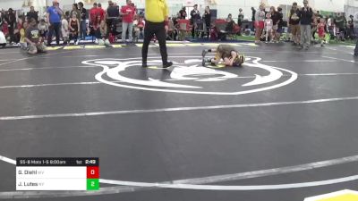 55-B Mats 1-5 8:00am lbs Round Of 32 - Gage Diehl, WV vs Jeffrey Lutes, NY
