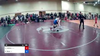 38 lbs Round Of 16 - Liam Collins, Pinnacle Wrestling Club vs Eric Bice, Legends Of Gold
