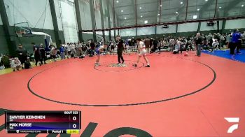 132 lbs Cons. Round 4 - Sawyer Keinonen, OR vs Max Morse, WA