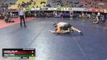184 lbs Placement Matches (16 Team) - Jeffrey Geller, Southeastern vs Brice Parks, Campbellsville (Ky.)