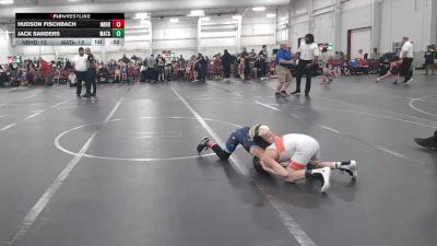 64 lbs Round 1 (6 Team) - Hudson Fischbach, Neighborhood Wrestling vs Jack Sanders, Mat Assassins