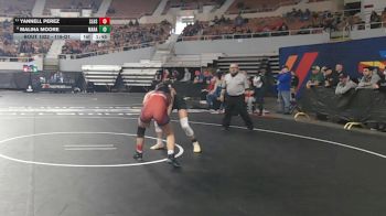 116-D1 Champ. Round 1 - Yannell Perez, Sierra Linda High School vs Malina Moore, Marana High School