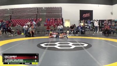 209 lbs Round 3 (8 Team) - Colt Gamble, Team Revival vs Clifford Williford, Roundtree Wrestling Academy