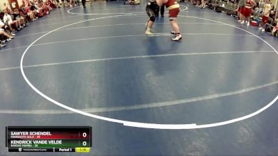 275 lbs Semis & 1st Wrestleback (8 Team) - Kendrick Vande Velde, Kansas Mamba vs Sawyer Schendel, Minnesota Gold