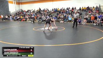 110 lbs Semifinal - Colton Kueter, Iowa City Wrestling Club vs Asher Eisenbach, North Liberty Wrestling Club
