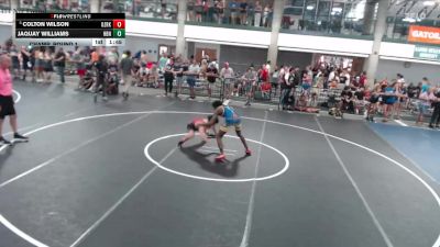 146-149 lbs Champ. Round 1 - Colton Wilson, Ozark Wrestling Club vs Jaquay Williams, Hammond Bishop Noll