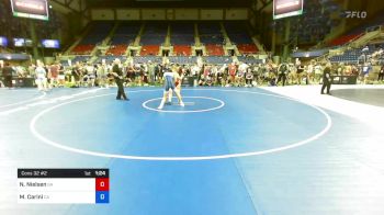 138 lbs Cons 32 #2 - Nathan Nielsen, Georgia vs Mario Carini, California