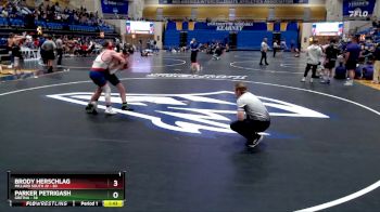 144 lbs Round 5 - Brody Herschlag, Millard South JV vs Parker Petrigash, Gretna