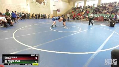 197 Boys Cons. Round 4 - Isaac Zavala, Escondido vs Ke` Andre Davis, Chula Vista