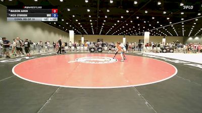 120 lbs Cons. Rd Of 16 - Mason Aikin vs Nox O'Brien, Wasatch Wrestling Club