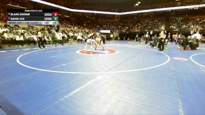 126 Class 1 lbs 5th Place Match - Blake Bodine, Centralia vs Gavin Utz, East Buchanan